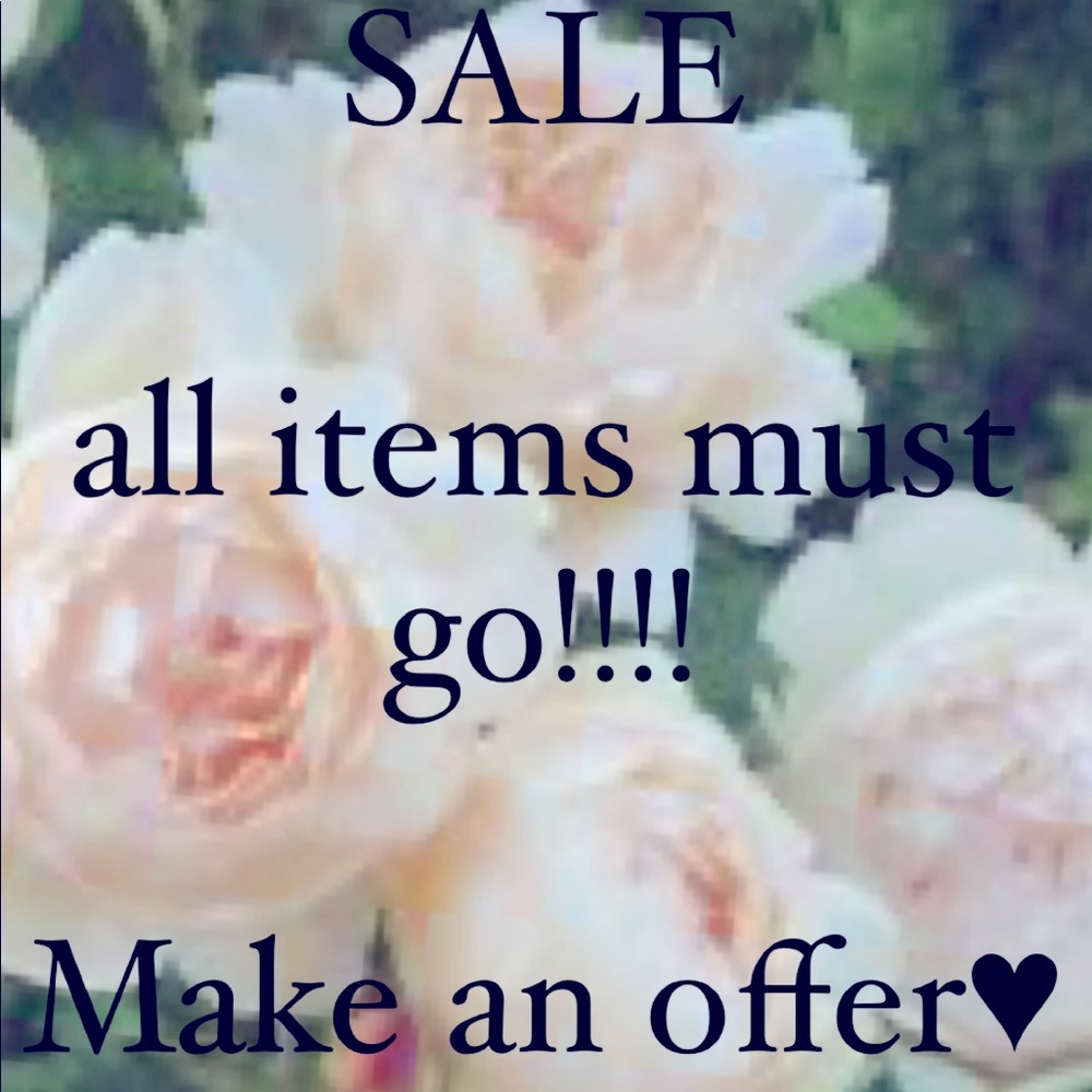Cleaning out closet, all items must go!!!!